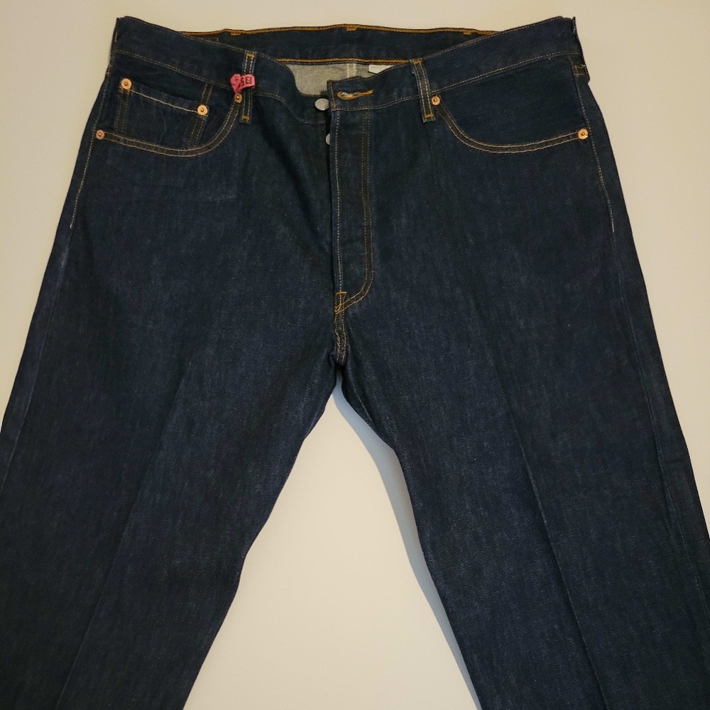 Levi's Men's 501 Original Fit Dark Wash Denim Jeans Size 40x30 NWOT